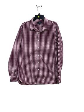 Men's Thompson Shirtings by J. Crew Checked Button-Up Shirt - Burgundy/White